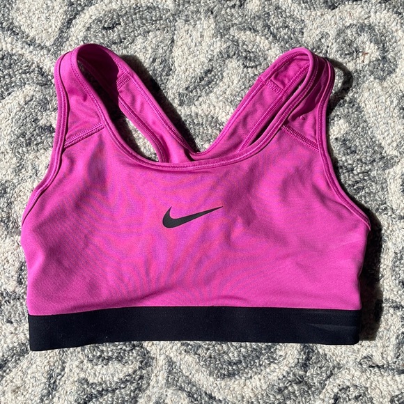 Hot pink Nike (XS) sports bra